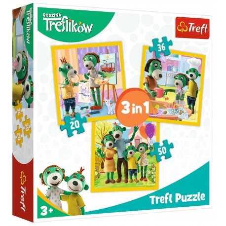Puzzle 3w1- Razem jest wesoło TREFL