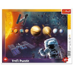 Puzzle ramkowe składające się z 25 elementów- Układ słoneczny TREFL