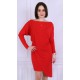 ASOS Czerwona, asymetryczna sukienka mini
