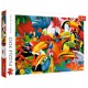Puzzle 500 elementów-Kolorowe ptakiTREFL