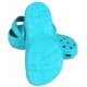Türkisfarbene Flip-Flops Clogs für Kinder LEMIGO
