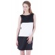 ASOS czarno-biała sukienka mini