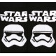Star Wars Disney Czarno białe skarpetki ze wzorem