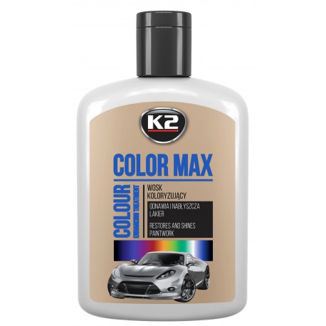 Srebrny wosk koloryzujący do wszystkich typów lakierów samochodowych K2