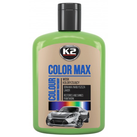 Jasnozielony wosk koloryzujący do wszystkich typów lakierów samochodowych K2