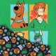 Lekka zielono- granatowa piżamka bawełniana SCOOBY DOO