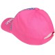 Różowa czapka z daszkiem ozdobiona cekinami i nadrukiem MYSZKA MINNIE