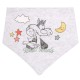 Colorido conjunto para bebé pelele, body, babero y gorro Bugs Bunny DISNEY OEKO-TEX