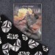 Szaro-czarna, polarowa piżama z obrazkiem 3D Mandalorian STAR WARS