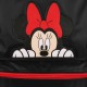 Czarno-czerwony plecak młodzieżowy Myszka Minnie
