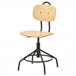 KULLABERG Sosnowe krzesło obrotowe IKEA