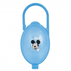 Niebieski pojemnik na smoczek Mickey Disney LULABI