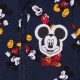 Granatowy pajacyk niemowlęcy Myszka Mickey, certyfikat OEKO-TEX STANDARD 100