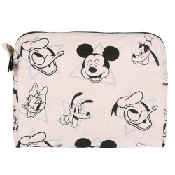 Mickey Mouse Eco Cotton Beige Make Up Bag