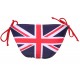 Traje de baño, biquini, bandera de Reino Unido