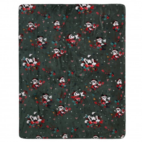 Weihnachtlicher grüner Decke/Bettdecke 120x150 cm Mickey Maus