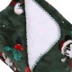 Couverture/alaise de Noël verte 120x150 cm Mickey Mouse