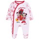 Czerwono-biały świąteczny zestaw niemowlęcy Myszka Mickey DISNEY, certyfikat OEKO-TEX