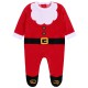 Świąteczny pajacyk niemowlęcy + czapeczka Święty Mikołaj, certyfikat OEKO-TEX