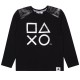 Dwuczęściowa szaro-czarna piżama chłopięca PlayStation