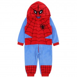 Niebiesko-czerwona piżama jednoczęściowa Spider-Man