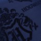 Dunkelblaues Kissen HOGWARTS Harry Potter 45 x 45 cm