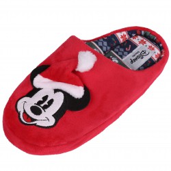 Czerwone, świąteczne papcie/kapcie Myszka Mickey DISNEY