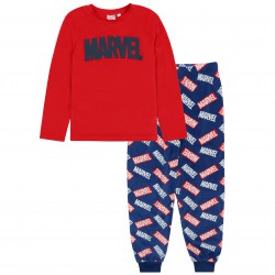 Granatowo-czerwona, chłopięca piżama MARVEL