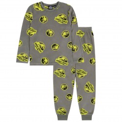 Khaki, mięciutka piżama chłopięca Jurassic World
