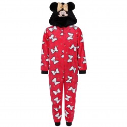 Einteiliges Mädchenpyjama/Schlafanzug Minnie Maus DISNEY