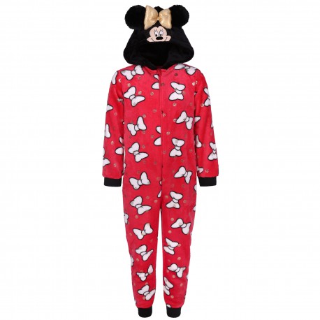 Disney Minnie Mouse Girl Child One Piece Pyjamas Onesie