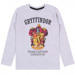 Szara bluzka z długim rękawem GRYFFINDOR Harry Potter