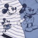 Blau-weißes gestreiftes Jungen-Set Mickey Maus DISNEY, Zertifikat ÖKO-TEX