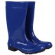 Lemigo Ilse Women Ladies High Quality Rubber PCV Blue Wellies Wellingtons Rain Boots