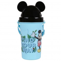 Bidon/butelka ze słomką dla dzieci Myszka Mickey DISNEY