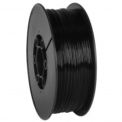 Czarny filament PLA (drut) do drukarek 3D