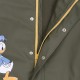 Khakifarbener Regenmantel mit Kapuze wasserfest Donald Duck DISNEY