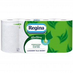 Regina papier toaletowy wzbogacony balsamem ALOE VERA, łagodny dla skóry, atest PZH