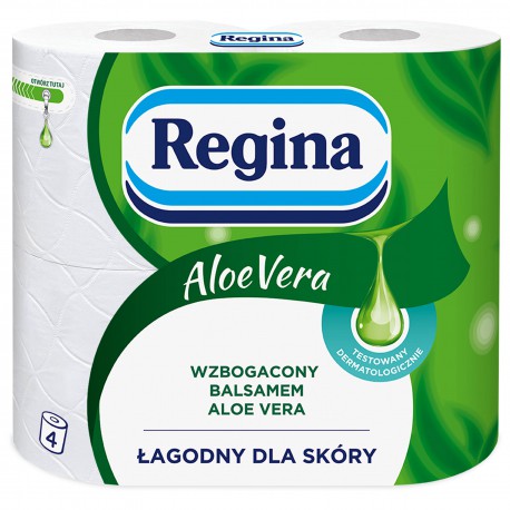Regina zapachowy papier toaletowy ALOE VERA 4 rolki, atest PZH