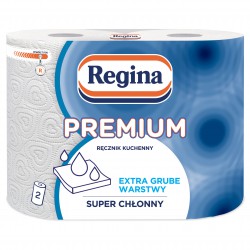 Regina super chłonny ręcznik papierowy PREMIUM 2 rolki, atest PZH
