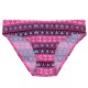 Neonowy, różowy strój kąpielowy w azteckie wzory z frędzlami Myszka Minnie DISNEY
