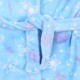 Himmelblauer Bademantel Morgenmantel mit Kapuze und Gürtel für Mädchen kinderhautfreundlich kuschelig warm LOL Surprise, ÖKO-TEX
