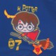 Marinblå Harry Potter badbyxor för pojkar