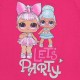 Pinkes Mädchenkleid Sommerkleid mit Rüsche aus Baumwolle süß feine Baumwolle LOL Surprise Püppchen