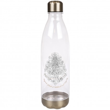 Transparente Trinkflasche aus Plastik für kalte Getränke Harry Potter 1 L BPA-frei