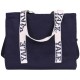 Dunkelblaue Stofftasche aus Baumwolle Einkaufstasche Mehrwegtasche Universität Yale