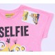 Różowy t-shirt SELFIE MINIONKI PRIMARK