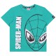 Zweiteiliges grün-graues Pyjama Schlafanzug für Jungen kurze Ärmel feine Baumwolle SPIDER-MAN Marvel