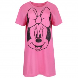Damska, różowa koszula nocna Myszka Minnie DISNEY