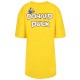 Gelbes loses Nachthemd mit Aufdrucken atmungsaktive Baumwolle Donald Duck DISNEY